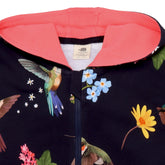 Hummingbirds Around Flowers-Sweat Jacket